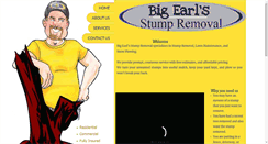 Desktop Screenshot of bigearlsstumpremoval.com